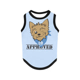 LMT1D Logo APPROVED Pet Tank Top, Light Blue