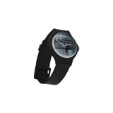 Life Me & T1D Unisex Round Plastic Watch, Black & Blue