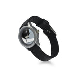 ABC's Kid's Stainless Steel Leather Strap Watch, Black, Blue & White