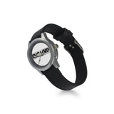 The Austin Brothers' ENGAGED Kid's Stainless Steel Leather Strap Watch, Black & White
