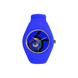 3rd Eye Simple Style Candy Silicone Watch, Electric BLUE