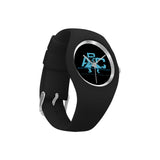 Austin Brothers' Company Simple Style Candy Silicone Watch, Black & Blue