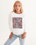 Austin Brothers Silver Rose Pattern Women's Graphic Sweatshirt