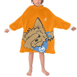 Austin Brothers' Life, Me & T1D Blanket Hoodie for Kids (Orange)