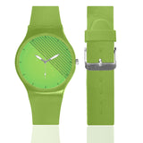 TABU Unisex Round Rubber Sport Watch (Model 314), Green