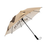 MONARCH Brown, Tan and Gold Gradient Semi-Automatic Foldable Umbrella (Model U05)