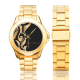 MONARCH Black, Brown and Gold Custom Gilt Watch (Model 101)