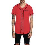 LMT1D Unisex Baseball Jersey, Red