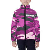 Austin Brothers' ENGAGED Kids' Stand Collar Padded Jacket, Pink