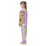 LMT1D Crystal Wink & Moods, KIDS PURPLE Pajamas Set