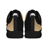 MONARCH Black and Gold Men's Athletic Wear Shoes w/Black Sole
