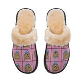 LMT1D Crystal Moods, PINK KIDS House Plush Slippers