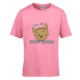 LMT1D ‘It's My Diaversary’, Crystal Wink, KIDS Crew Neck T-shirt, Gildan 180GSM Cotton (DTG)