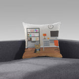 LMT1D Crystal Office and Neighborhood Plush Pillow