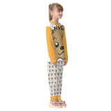 LMT1D Crystal Wink & Moods, KIDS ORANGE Pajamas Set