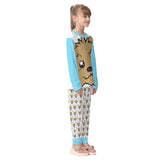 LMT1D Crystal Wink & Moods, KIDS BLUE Pajamas Set
