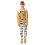 LMT1D Crystal Wink & Moods, KIDS ORANGE Pajamas Set