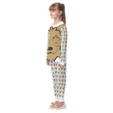 LMT1D Crystal Wink & Moods, KIDS WHITE Pajamas Set