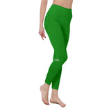 Beautifully Broken TABU Green Women's High Waist Leggings with Side Stitch Closure