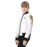 LMT1D Crystal 'DAP', T1D White & Black KIDS Bomber Jacket