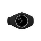 The Austin Brothers' Company Simple Style Candy Silicone Watch, Black on Black