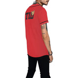 LMT1D Unisex Baseball Jersey, Red