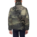 The Austin Brothers' ENGAGED Kids' Stand Collar Padded Jacket (Camo)