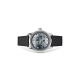 Austin Brothers' Collection Kid's Stainless Steel Black Leather Strap Watch, Blues Hues