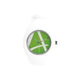 Beautifully Broken TABU, Green Face Simple Style Candy Silicone Watch