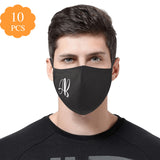 Austin Brothers Collection 3D Mouth Mask with Drawstring (Pack of 10 & 20 Filters Included)