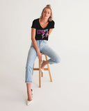 LIVE Life Coaching Onward & Upward Apparel Women's V-Neck Tee