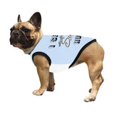 LMT1D Logo Pet Tank Top, Light Blue with Black Trim