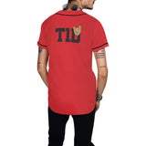 LMT1D Unisex Baseball Jersey, Red