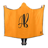 Austin Brothers Collection Hooded Blanket (80''x56''), Orange