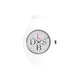 Life, Style By Design with Velma T Simple Style Candy Silicone Watch, White