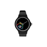 3rd Eye Unisex Round Plastic Watch, Black