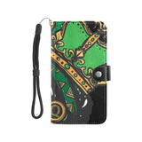 TABU 'Crown Me' Flip Leather Purse for Mobile Phone/Large