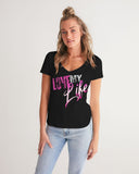 LIVE Life Coaching Onward & Upward Apparel Women's V-Neck Tee