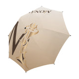 MONARCH Brown, Tan and Gold Gradient Semi-Automatic Foldable Umbrella (Model U05)