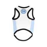 LMT1D Logo Pet Tank Top, Light Blue with Black Trim